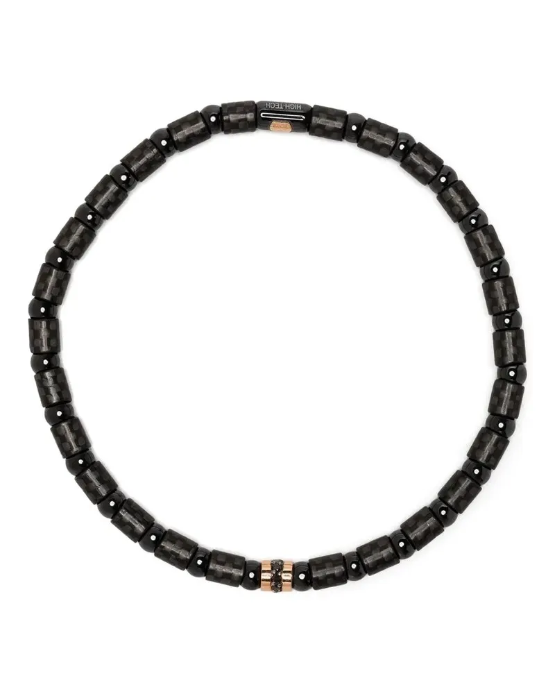 Roberto Demeglio 18kt Rotgoldarmband mit Diamanten - Schwarz Schwarz