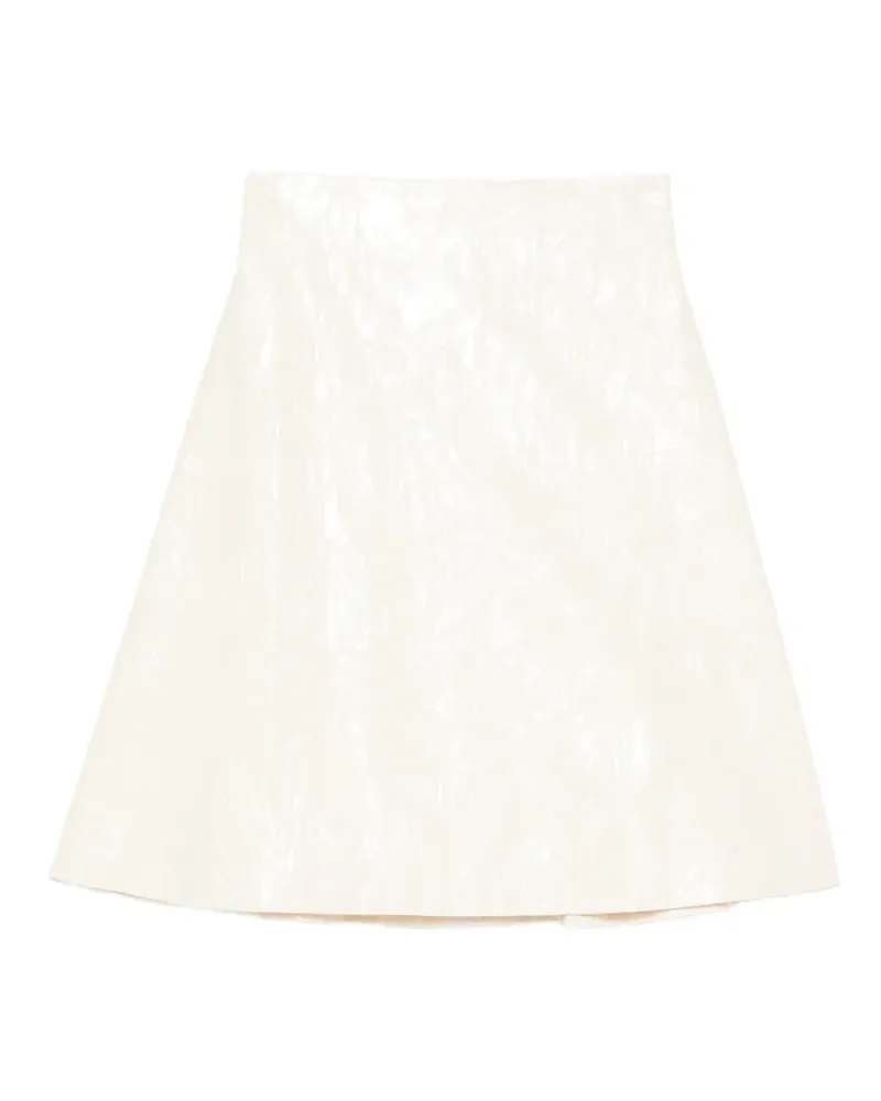 A.W.A.K.E. A-line midi skirt - Nude Nude