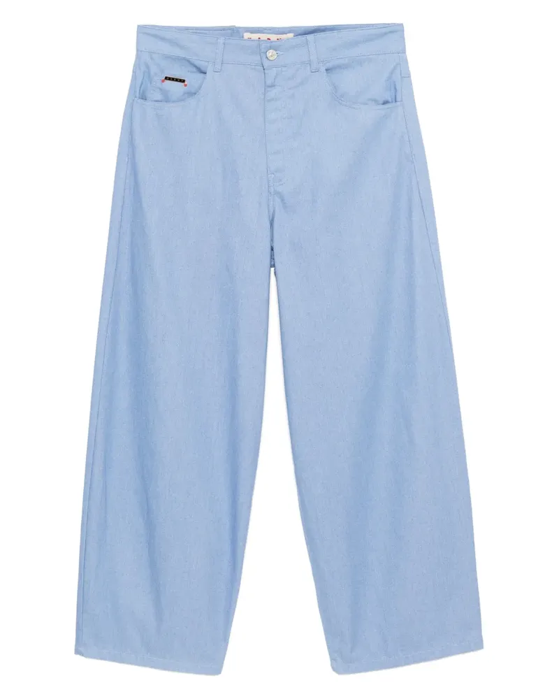 Marni Hose mit weitem Bein - Blau Blau