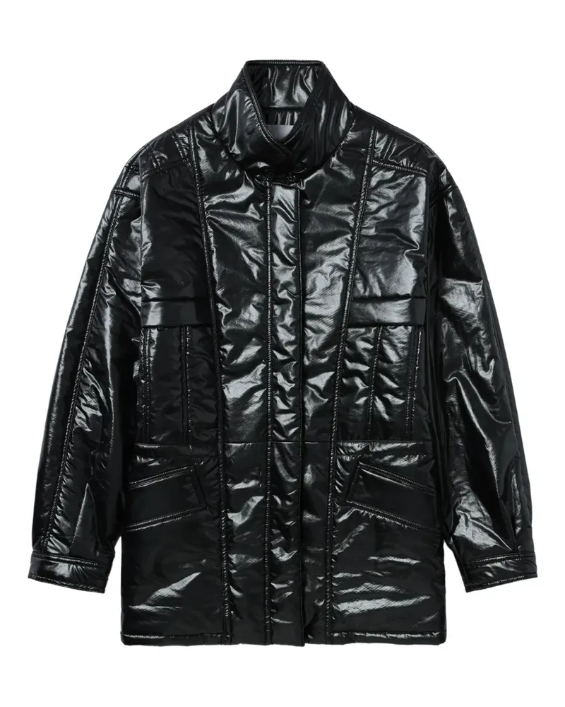 LOW CLASSIC Jacke aus Faux-Leder - Schwarz Schwarz