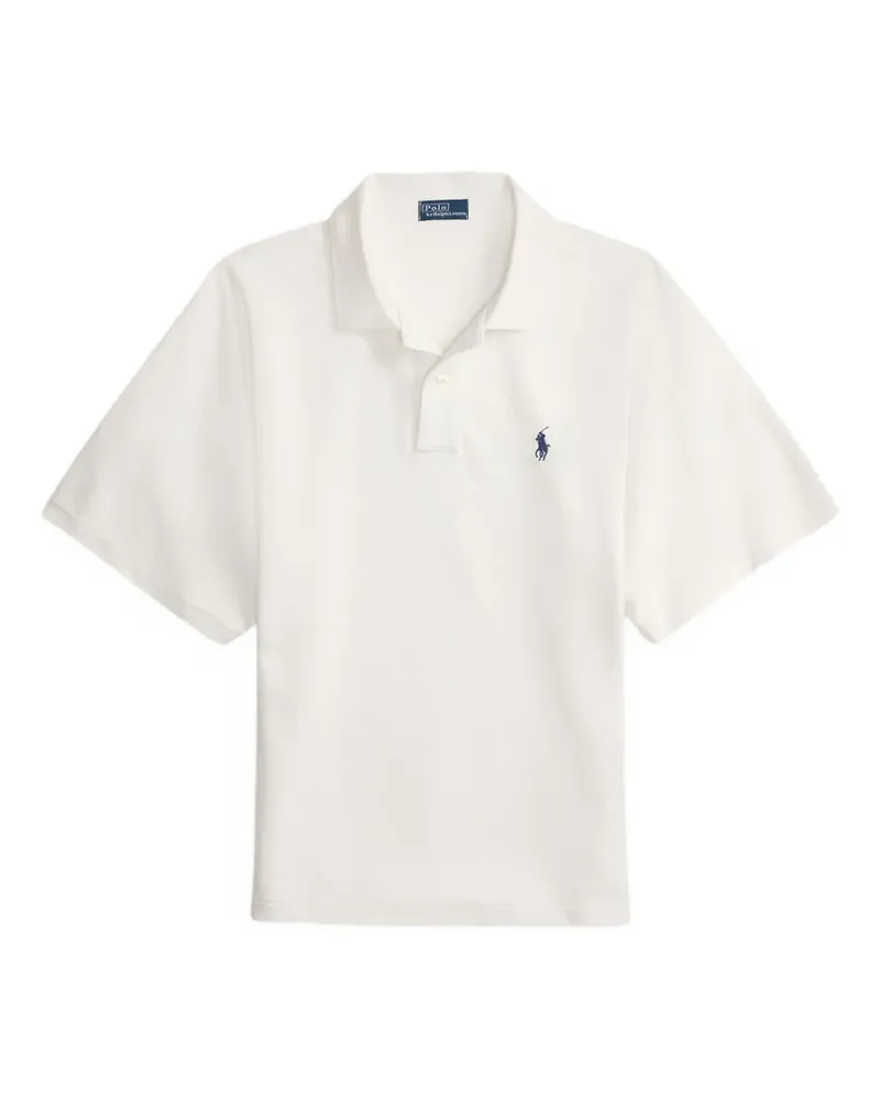 Ralph Lauren Poloshirt mit Fledermausärmeln - Weiß Weiß