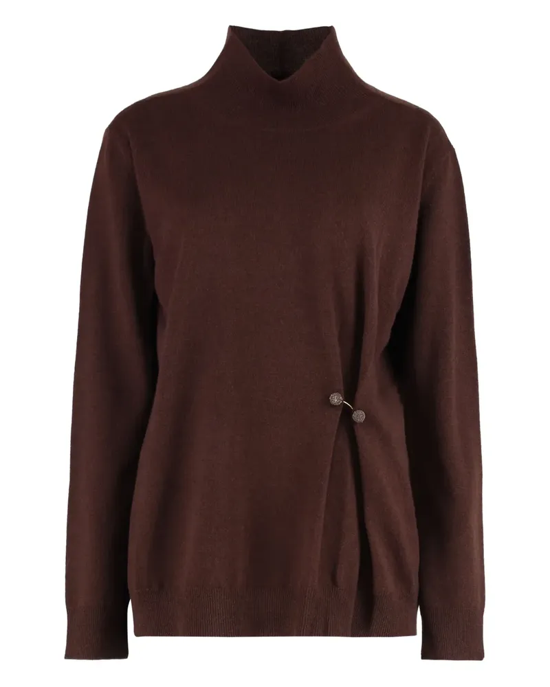 Fabiana Filippi Pullover mit Rollkragen - Braun Braun