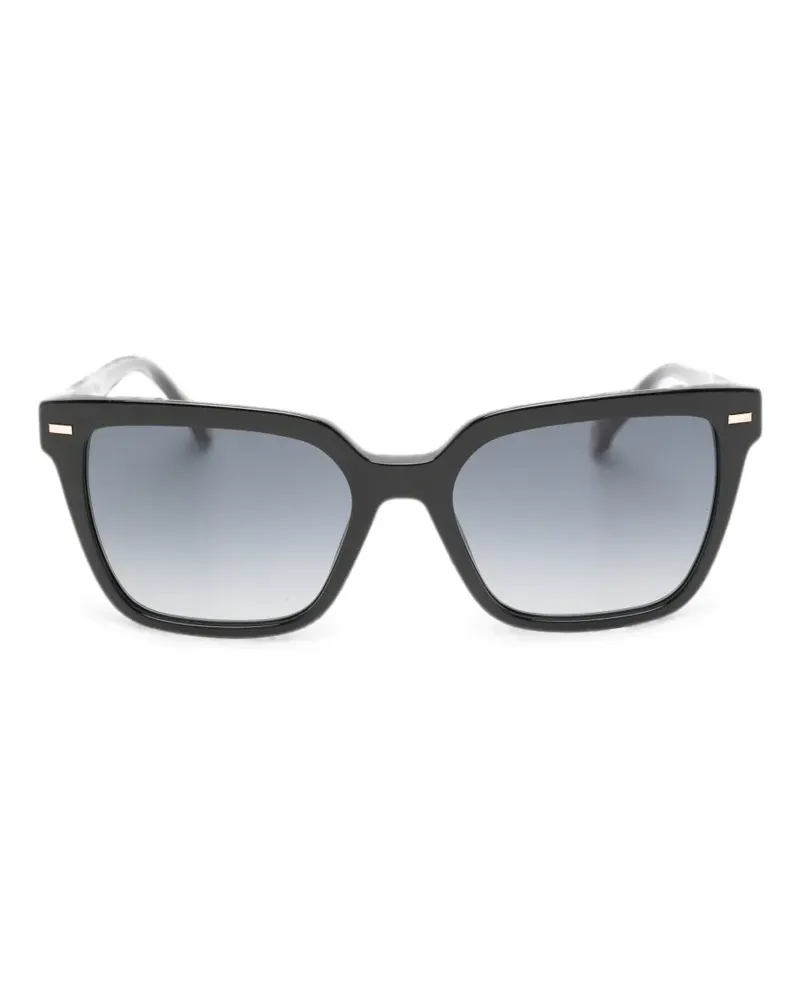 Carolina Herrera New York Sonnenbrille mit eckigem Gestell - Schwarz Schwarz