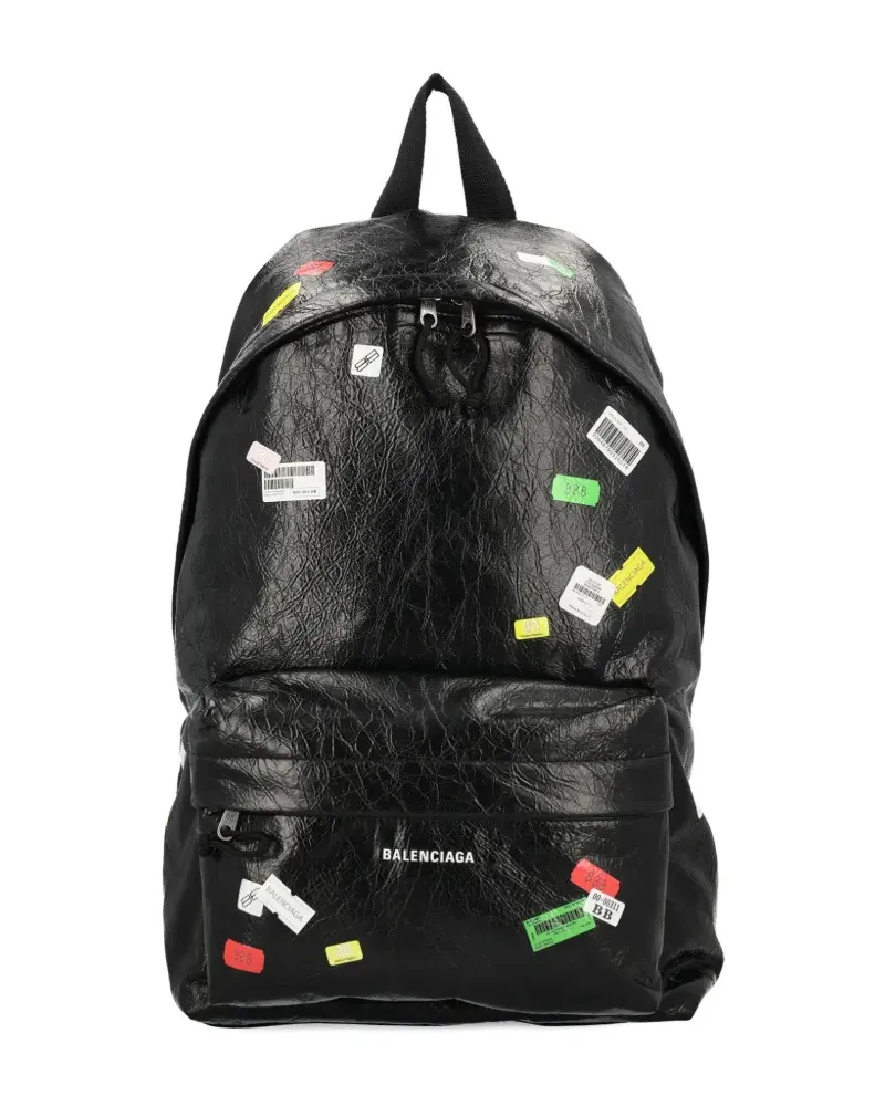 Balenciaga Explorer Rucksack - Schwarz Schwarz