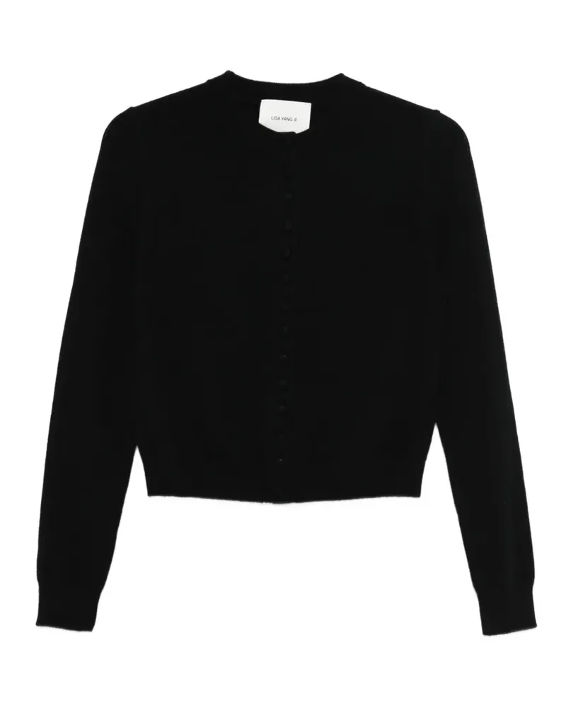 Lisa Yang Geknöpfter Wilona Cardigan - Schwarz Schwarz
