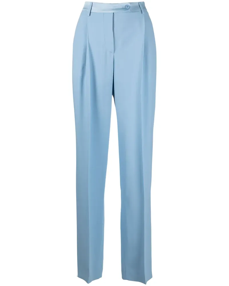 Alberta Ferretti high-waist tailored trousers - Blau Blau