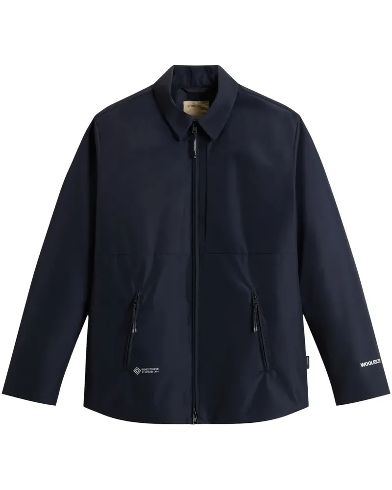 Woolrich Hemdjacke mit Reißverschluss - Blau Blau