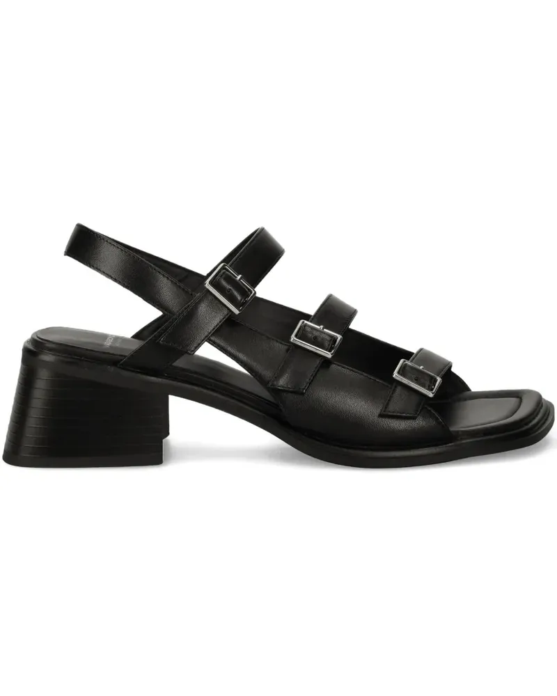 Vagabond Ines Sandalen mit Blockabsatz 60mm - Schwarz Schwarz