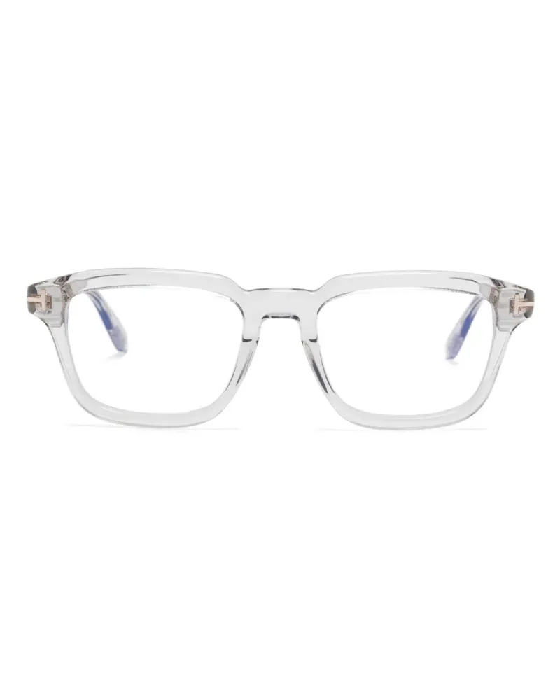 Tom Ford Brille mit eckigem Gestell - Grau Grau