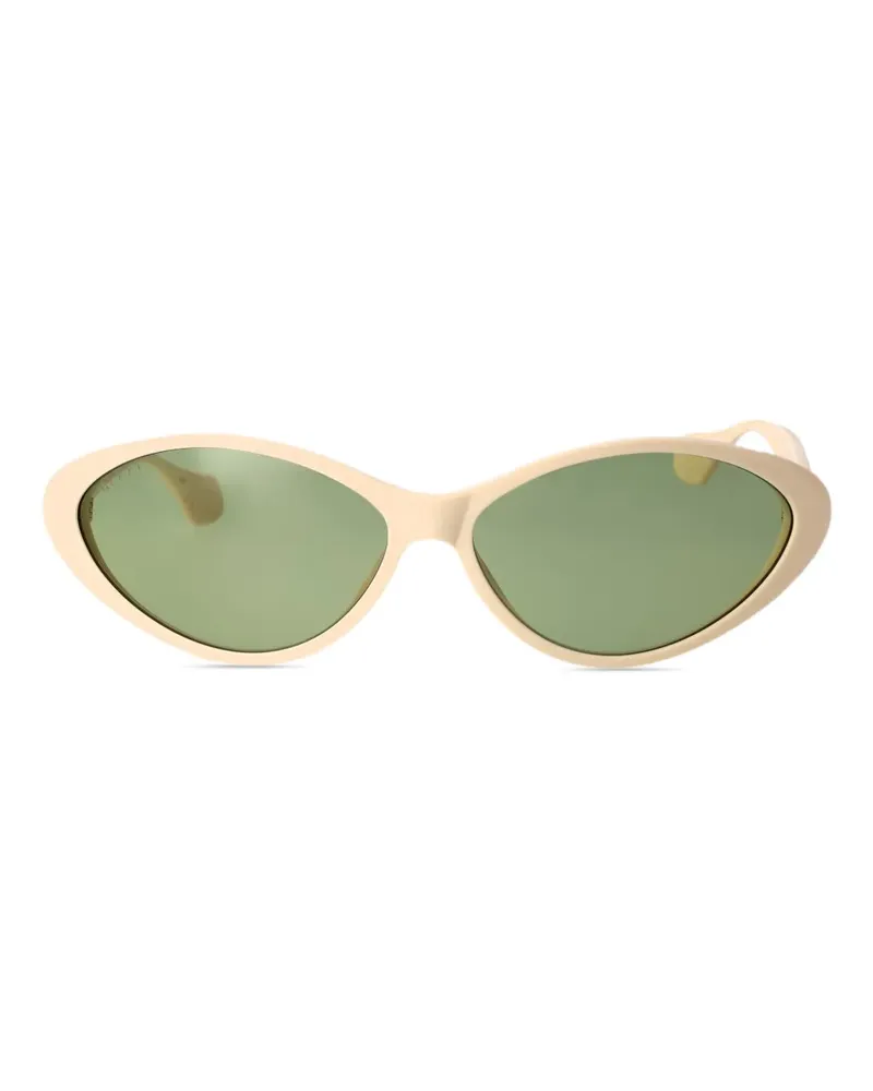 Gucci Sonnenbrille mit Cat-Eye-Gestell - Weiß Weiß