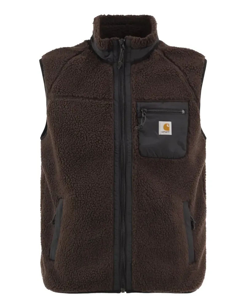 Carhartt WIP Prentis zip-up logo-patch gilet - Braun Braun
