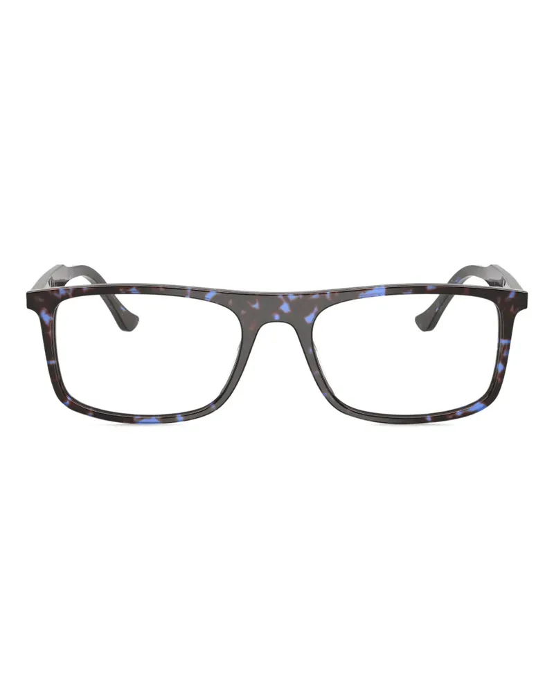 Ray Ban Brille mit eckigem Gestell - Blau Blau