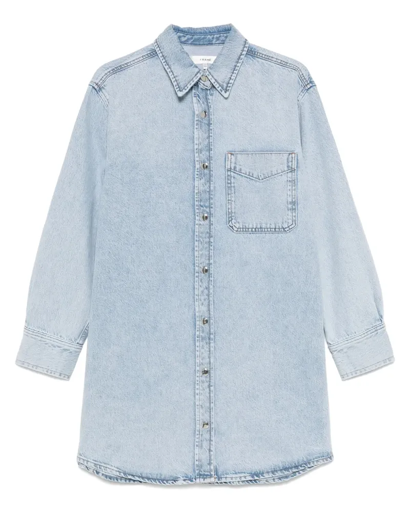 Frame Denim Jeans-Hemdkleid - Blau Blau