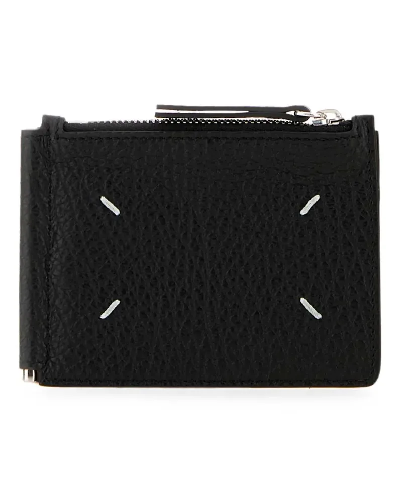 Maison Margiela Four Stitches leather wallet - Schwarz Schwarz
