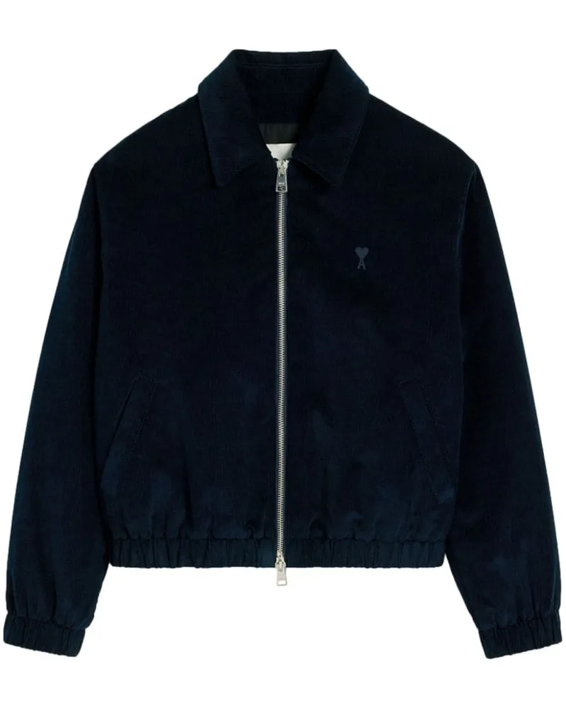 AMI Paris Ami de Coeur Bomberjacke - Blau Blau