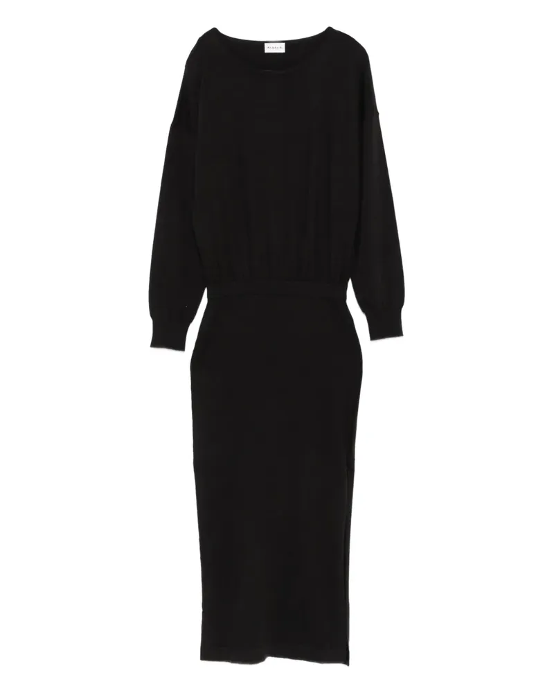 P.A.R.O.S.H. P.A.R.O H. Kleid mit U-Boot-Ausschnitt - Braun Braun