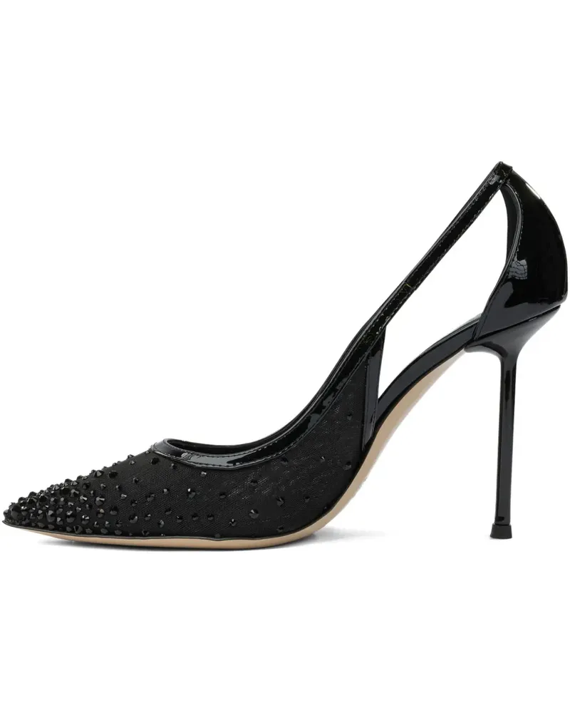 NINALILOU Verzierte Helen Pumps - Schwarz Schwarz