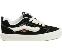 Sneakers mit Stickerei - Schwarz