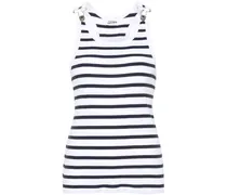ribbed striped tank top