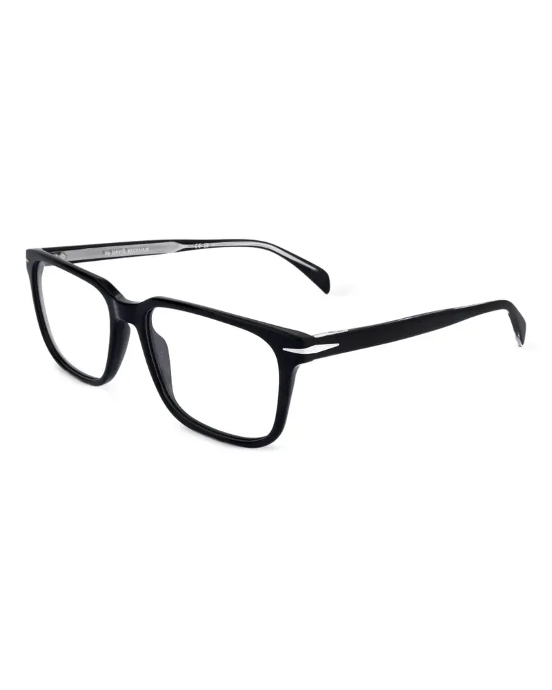 EYEWEAR by DAVID BECKHAM Brille mit eckigem Gestell - Schwarz Schwarz