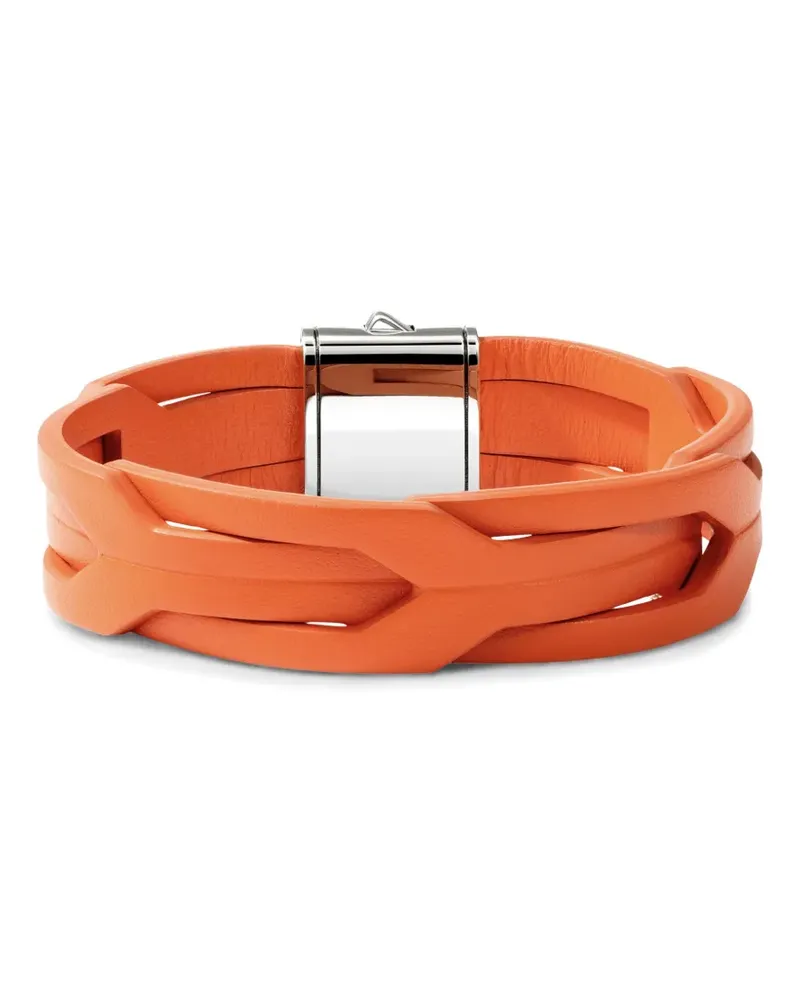 John Hardy Lederarmband im Layering-Look - Silber Silber