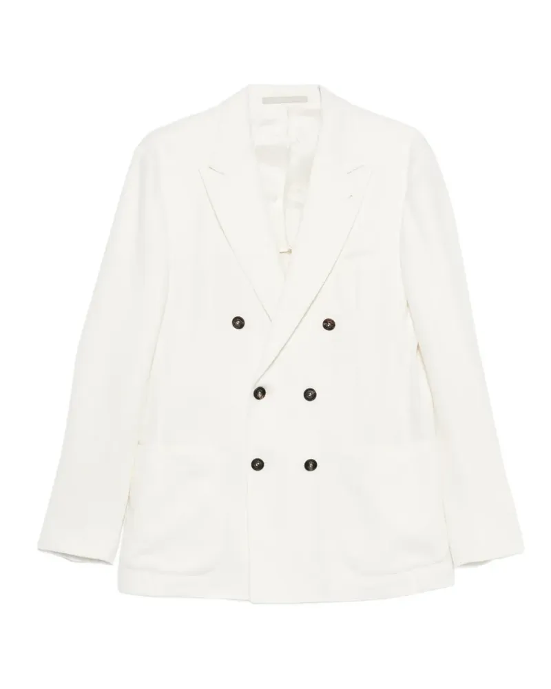 Eleventy double-breasted blazer - Weiß Weiß