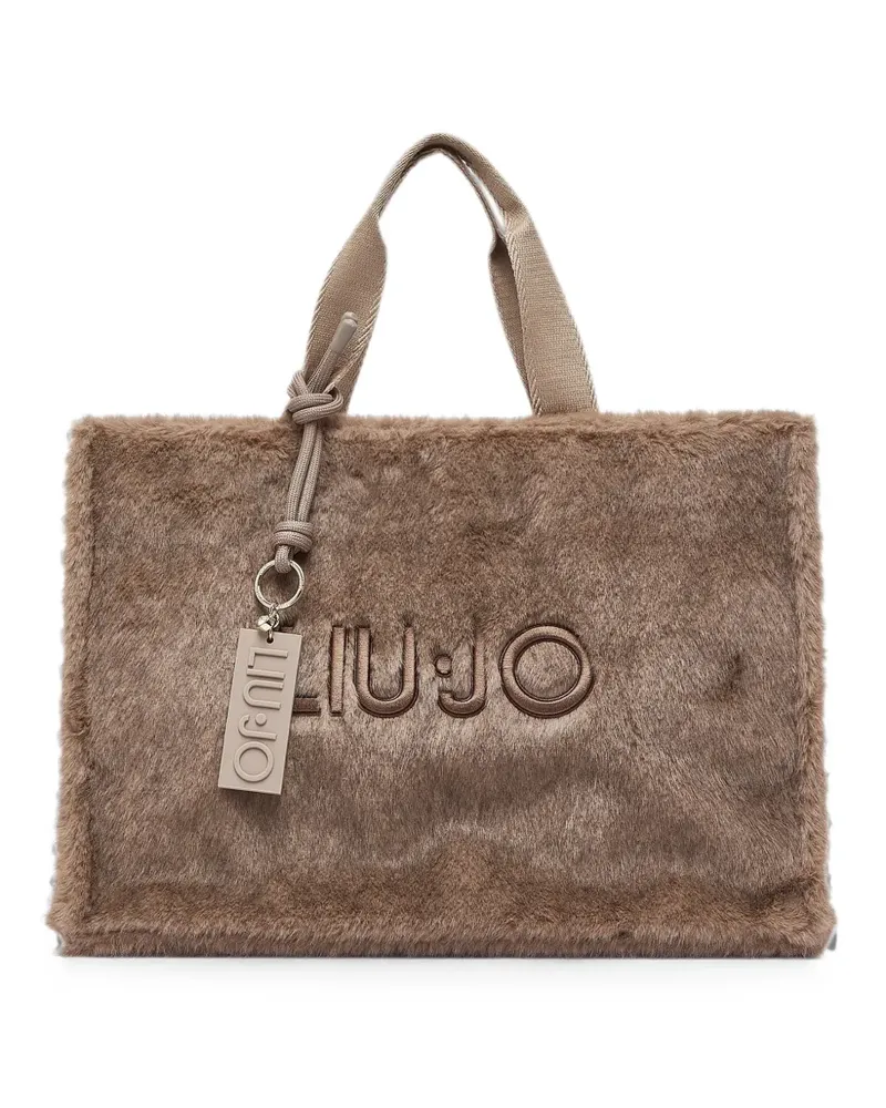 Liu Jo large teddy tote bag - Braun Braun