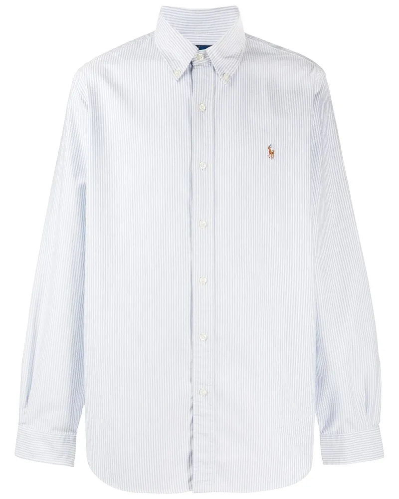 Ralph Lauren Hemd mit Logo-Stickerei - Blau Blau