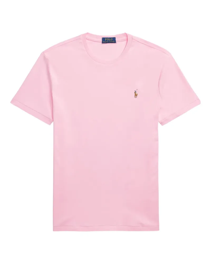 Ralph Lauren embroidered-logo T-shirt - Rosa Rosa