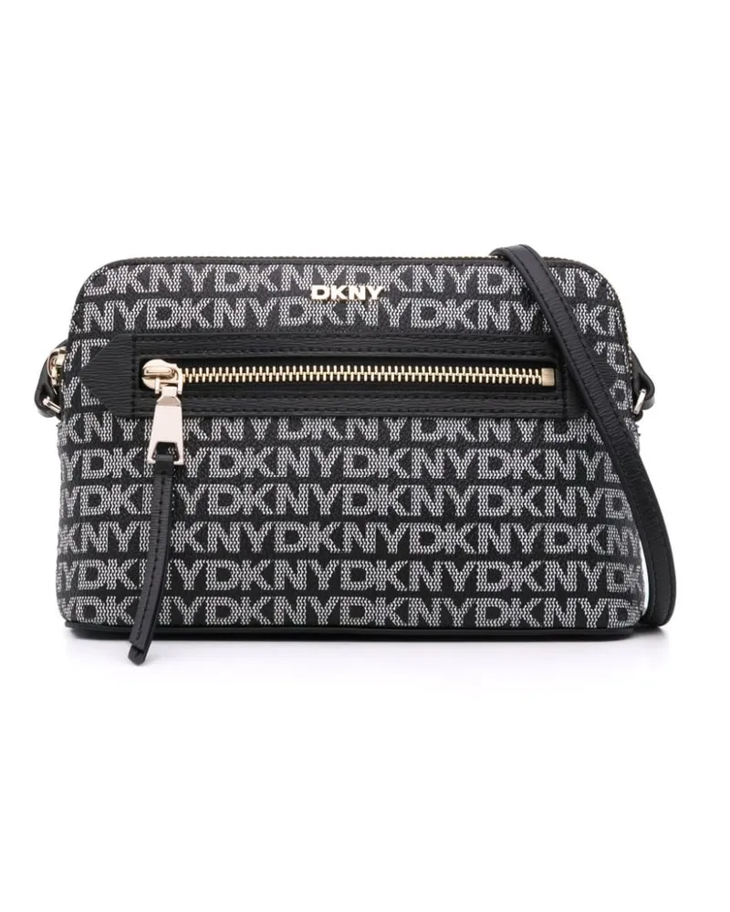DKNY Bryant Umhängetasche mit Logo-Print - Schwarz Schwarz