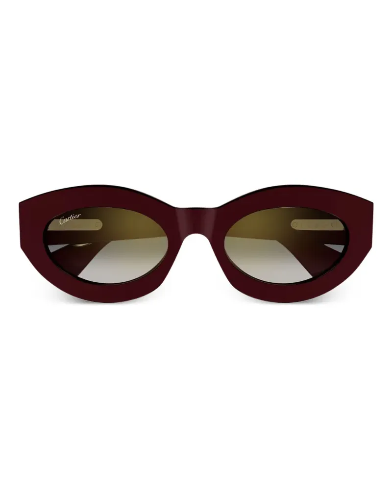 Cartier C-logo sunglasses - Rot Rot