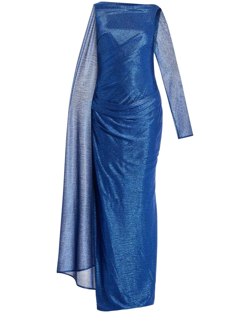 Talbot Runhof Mousse Abendkleid - Blau Blau