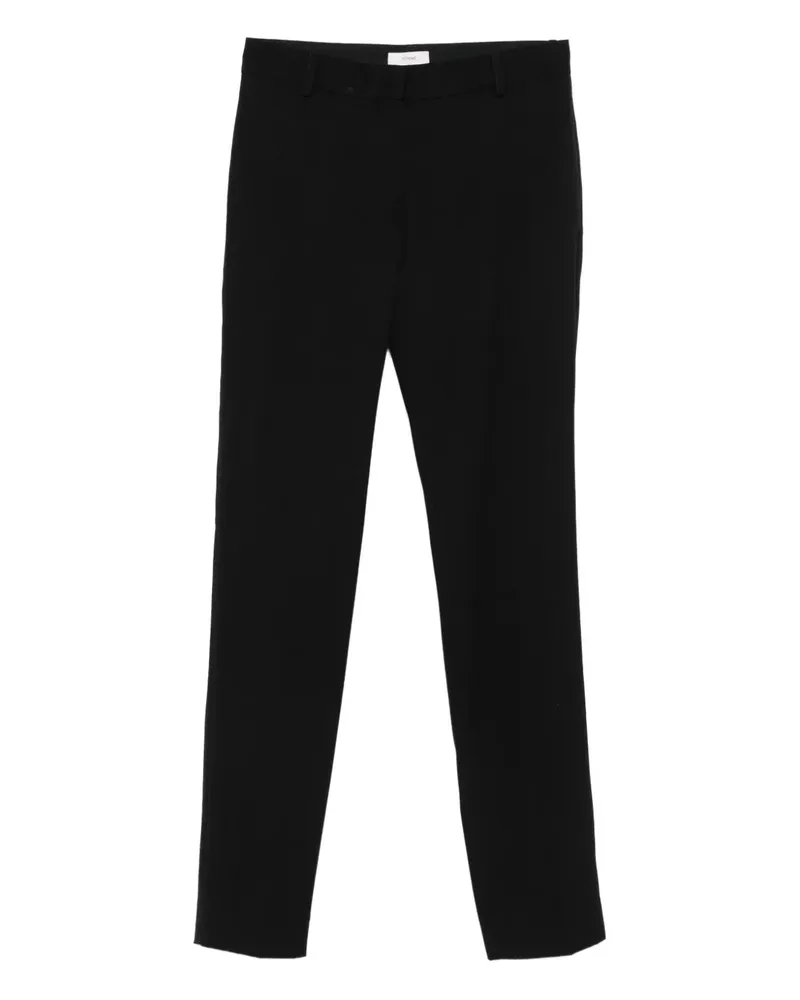 Totême Tief sitzende Slim-Fit-Hose - Schwarz Schwarz