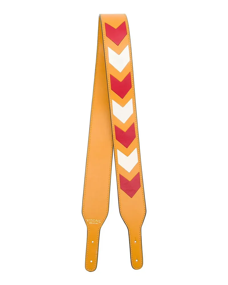 VISONE Schultertasche in Colour-Block-Optik - Gelb Gelb