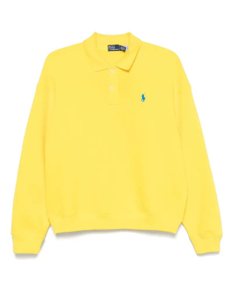 Ralph Lauren Poloshirt mit Polo Pony-Stickerei - Gelb Gelb