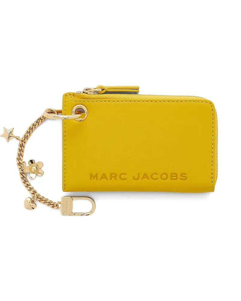Marc Jacobs top-zip charm wallet - Gelb Gelb