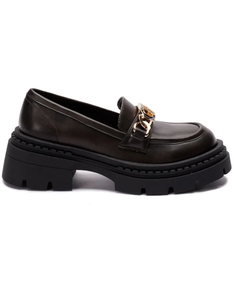 Twin-Set Oval T Loafer - Braun Braun