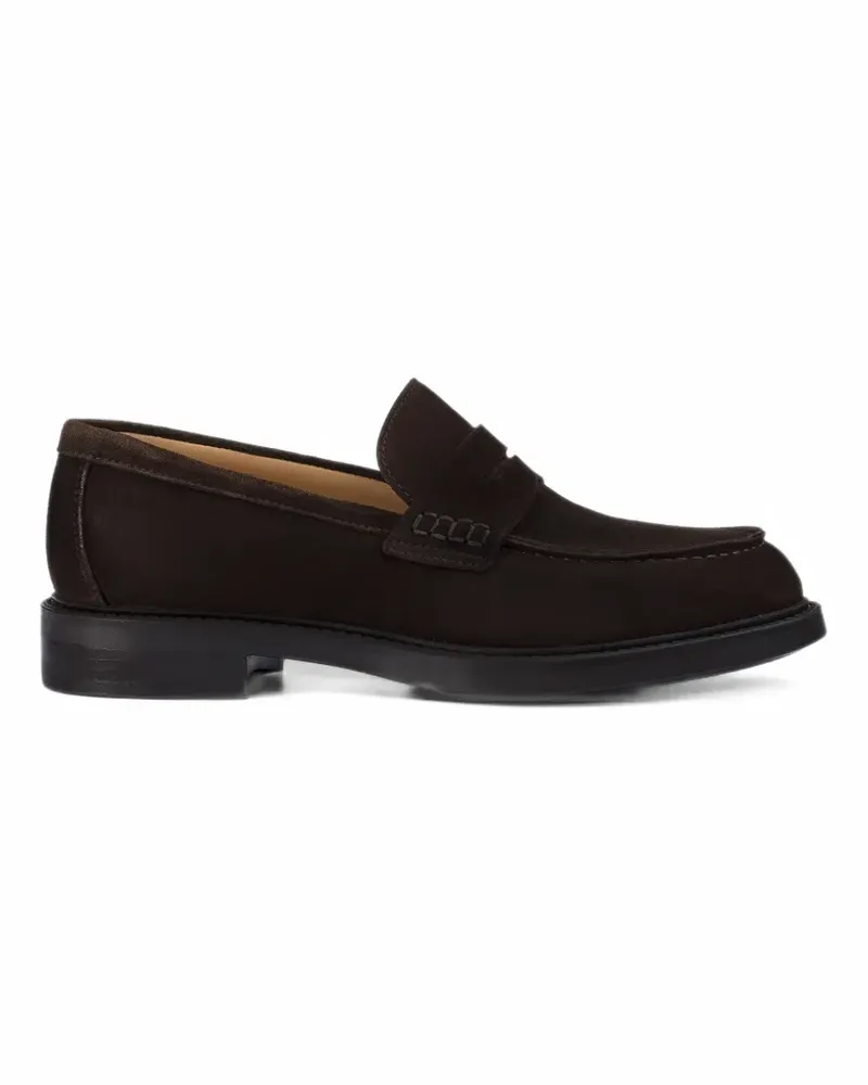 Doucal´s suede loafers - Braun Braun