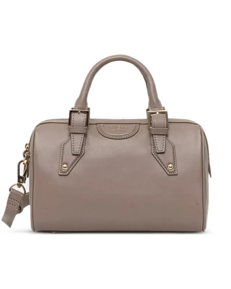 Guess Nina buckle-strap tote bag - Nude Nude