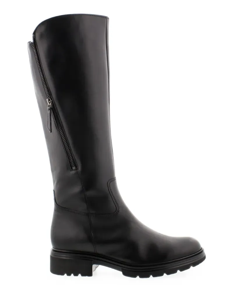 Gabor zip-detail knee-high boots - Schwarz Schwarz