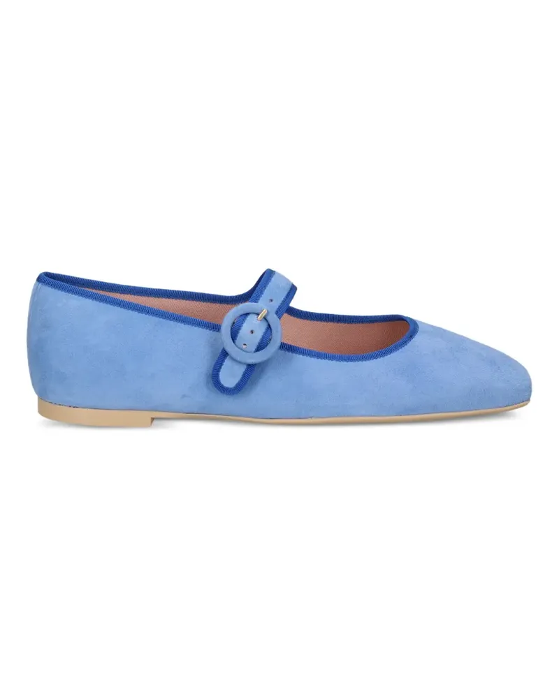 Pretty Ballerinas Camille buckle strap ballet flats - Blau Blau