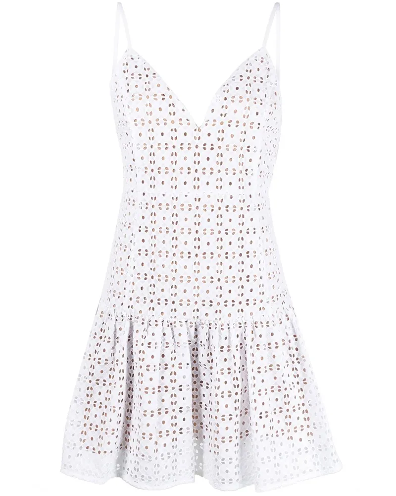 Michael Kors Sangallo Kleid - Weiß Weiß