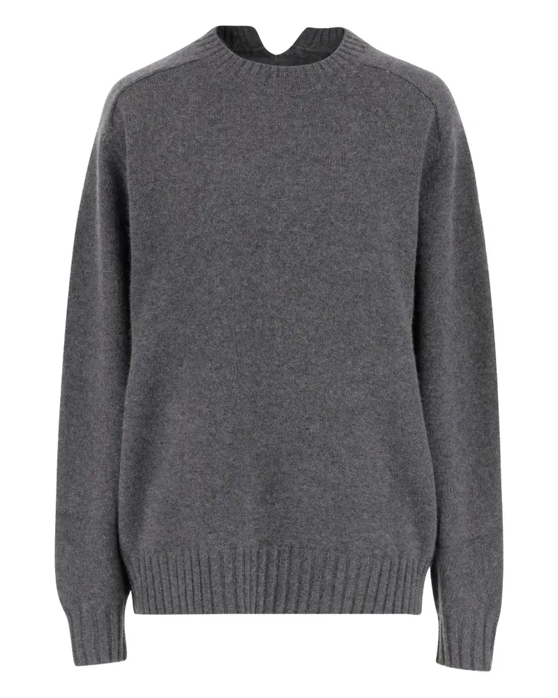 Carven Klassischer Kaschmirpullover - Grau Grau