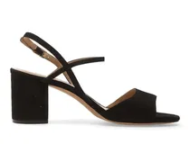 Virnilisa Wildledersandalen mit Blockabsatz - Schwarz