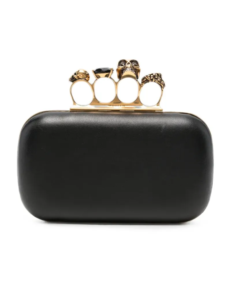 Alexander McQueen Knuckle Clutch - Gold Gold