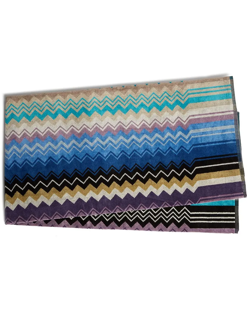 Missoni Home Giacomo Badetücher Blau