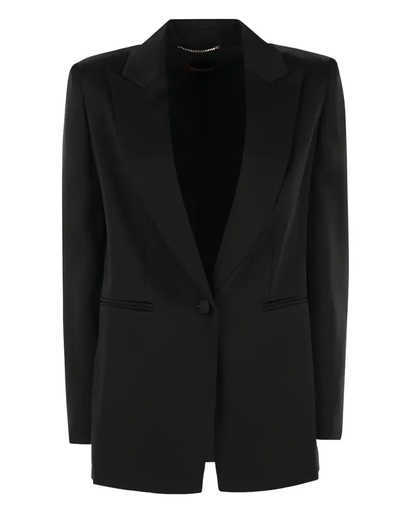 Max Mara Blazer im Smoking-Style - Schwarz Schwarz