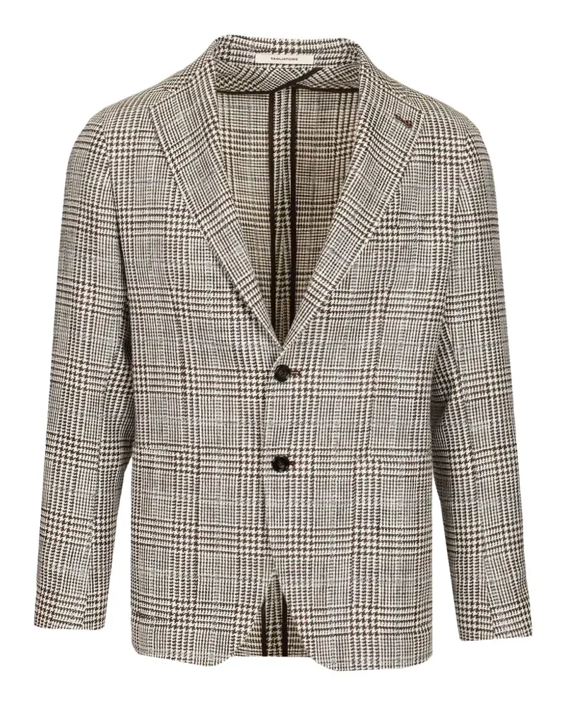 Tagliatore Prince of Wales pattern blazer - Nude Nude