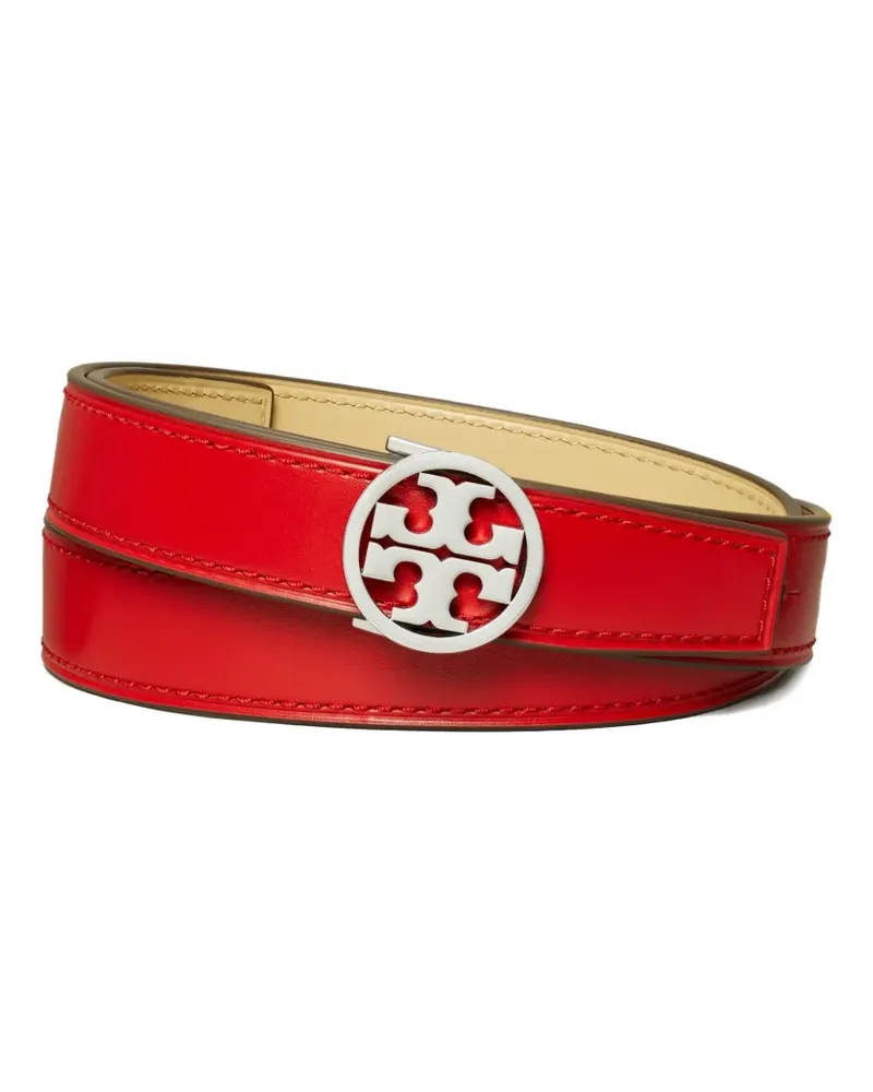 Tory Burch Wendbarer Gürtel mit Logo-Schnalle - Rot Rot