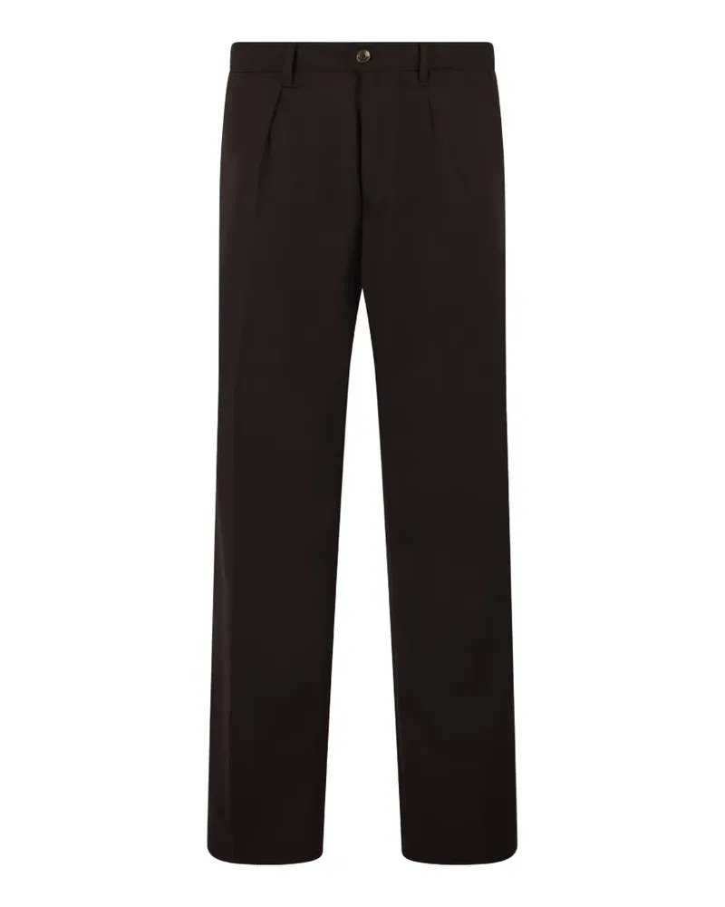 Slowear Klassische Bundfaltenhose - Braun Braun